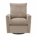 Silla giratoria de pana beige
